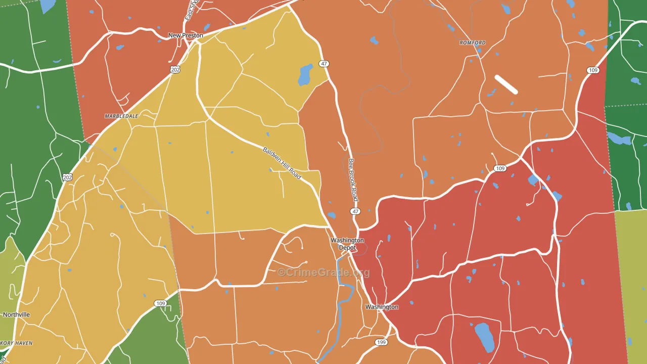 06794, CT Map of Theft Rates