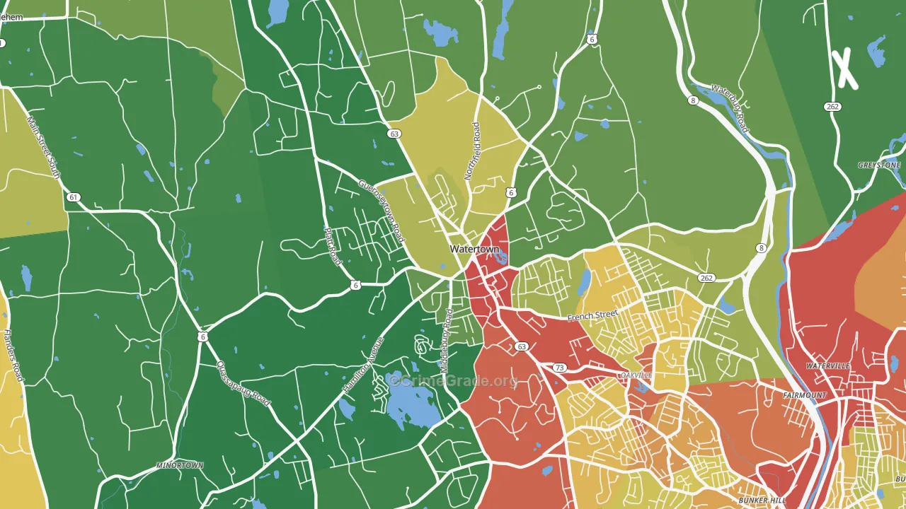 06795, CT Map of Theft Rates
