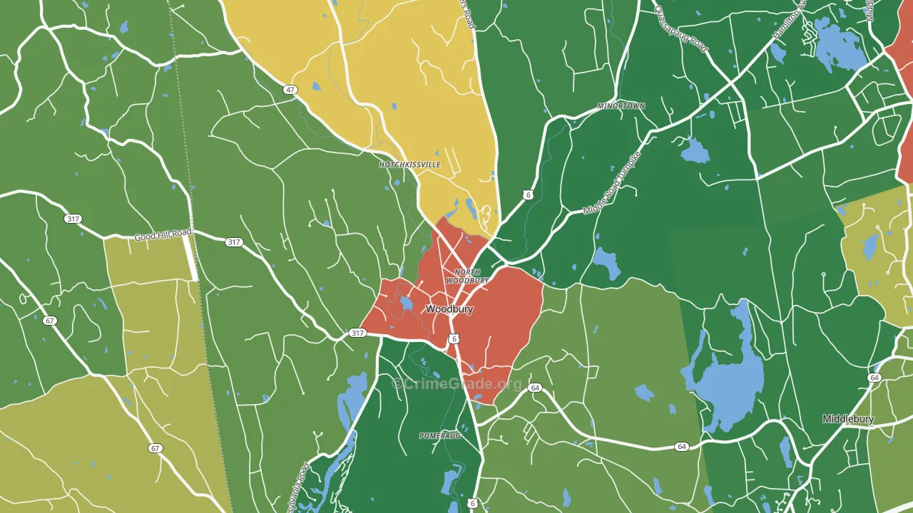 06798, CT Map of Theft Rates