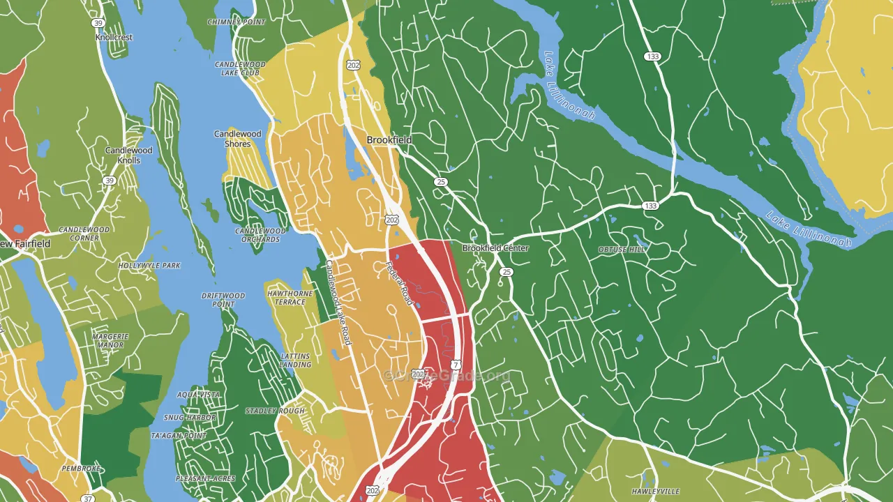 06804, CT Map of Theft Rates