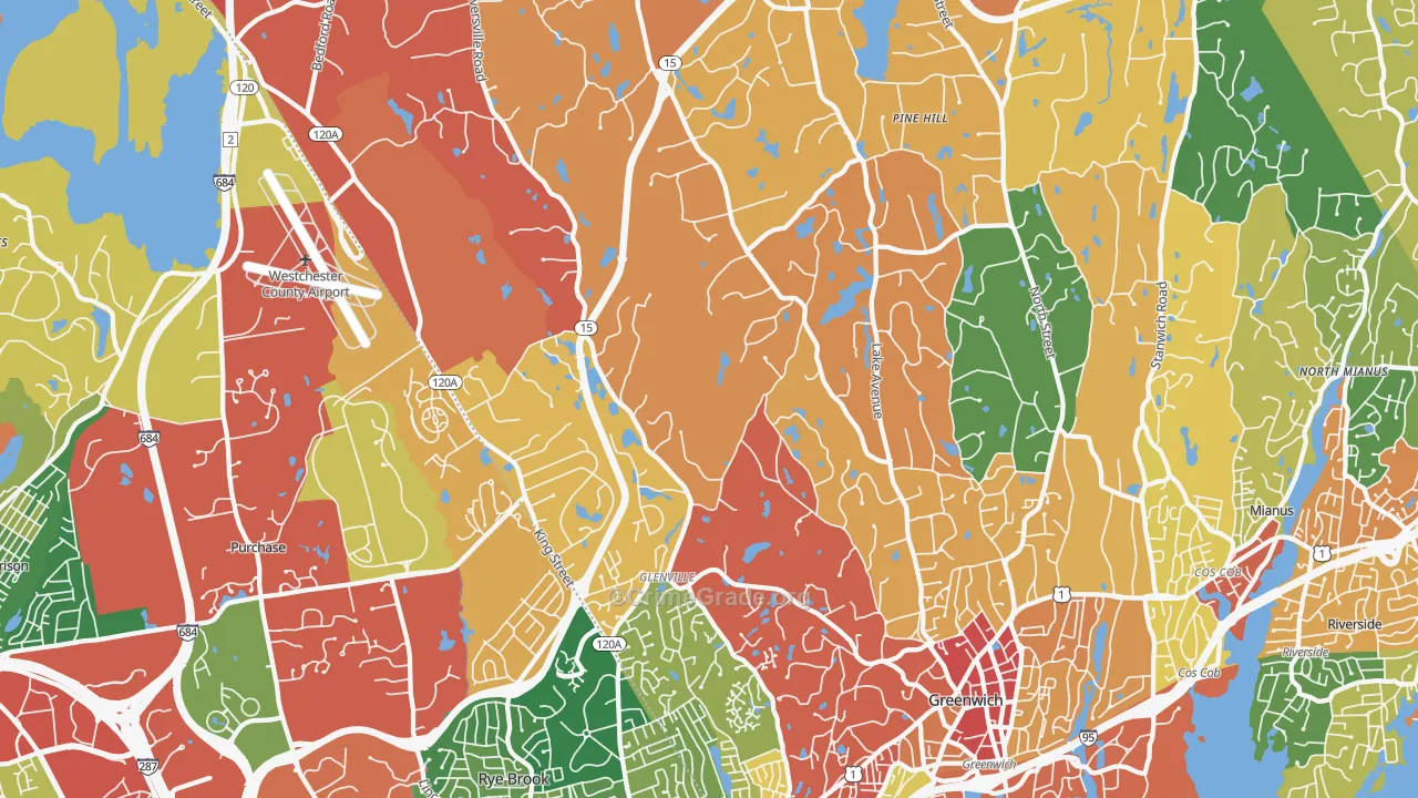 06831, CT Map of Theft Rates
