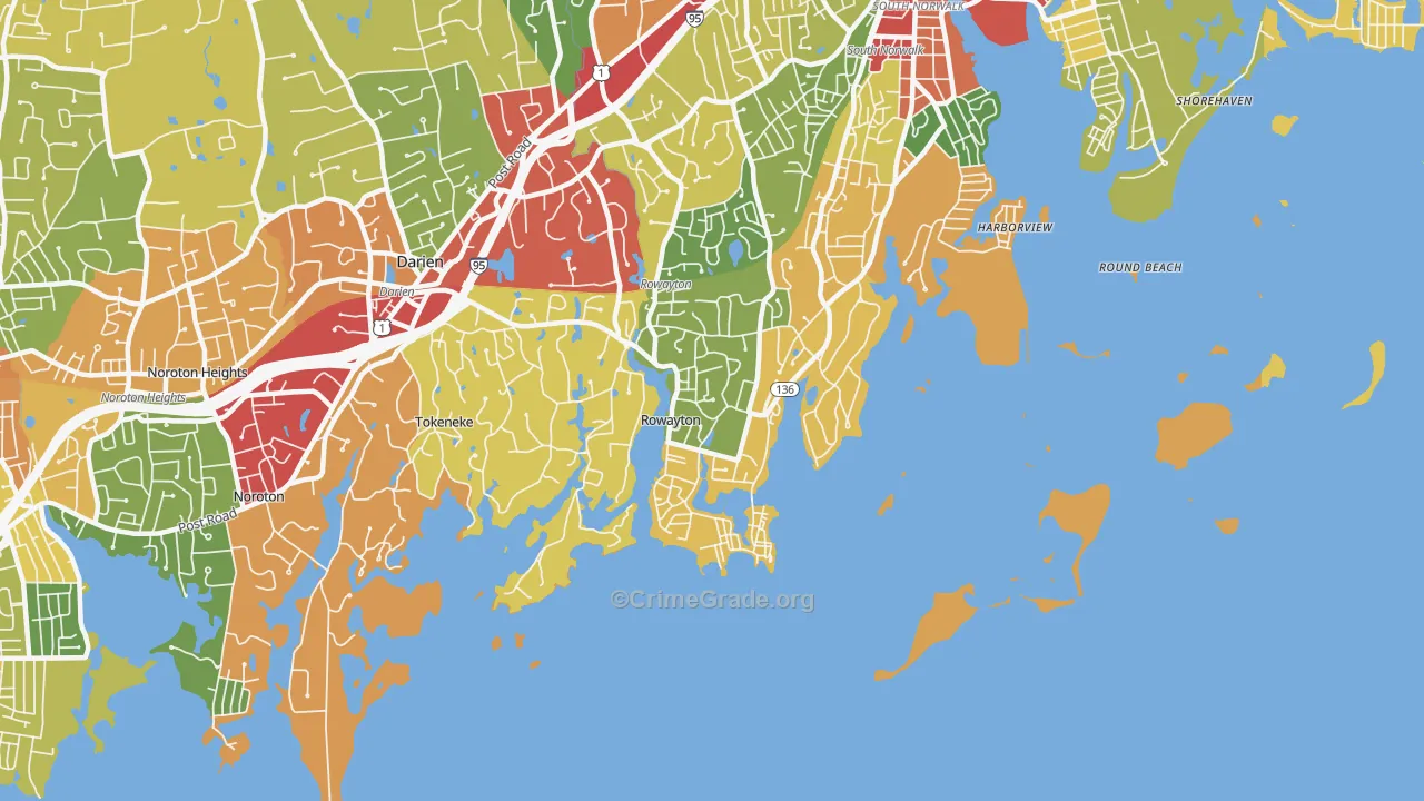 06853, CT Map of Theft Rates
