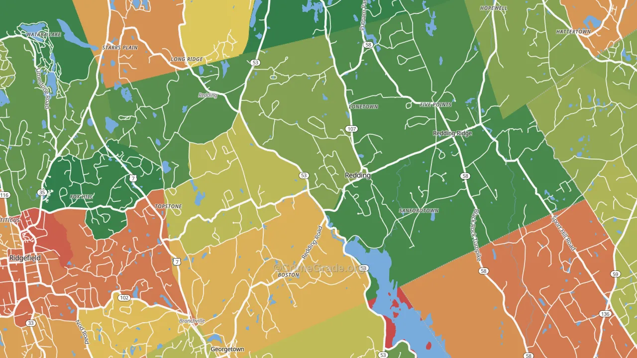 06896, CT Map of Theft Rates