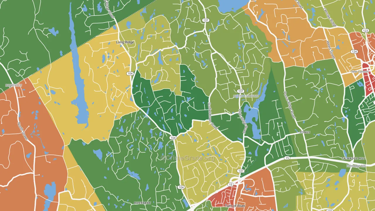06903, CT Map of Theft Rates