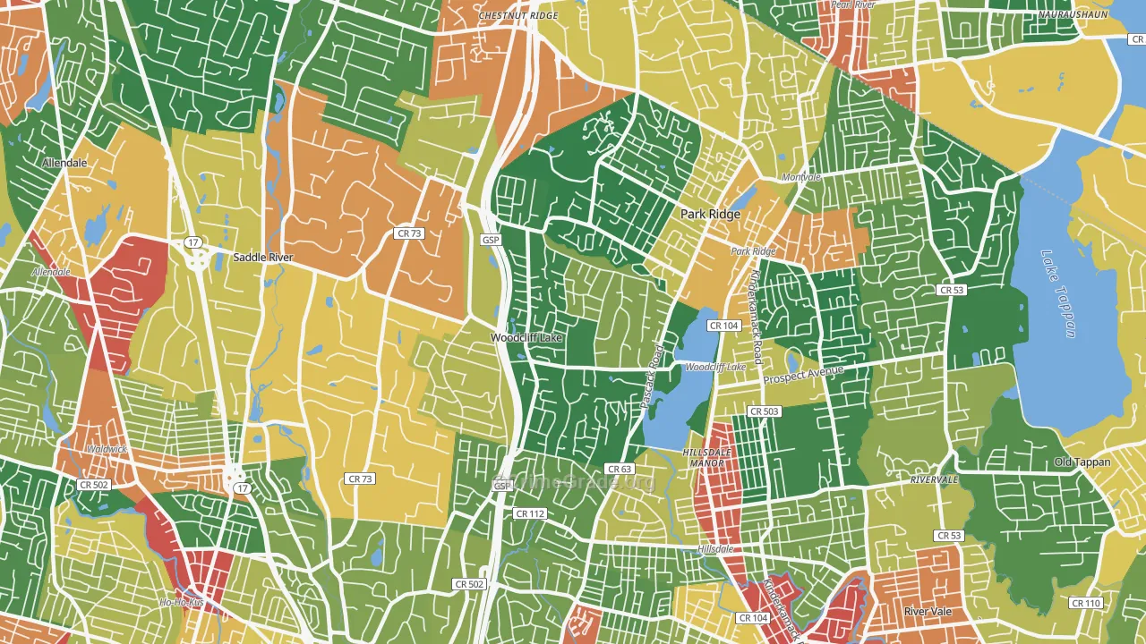 07677, NJ Map of Theft Rates
