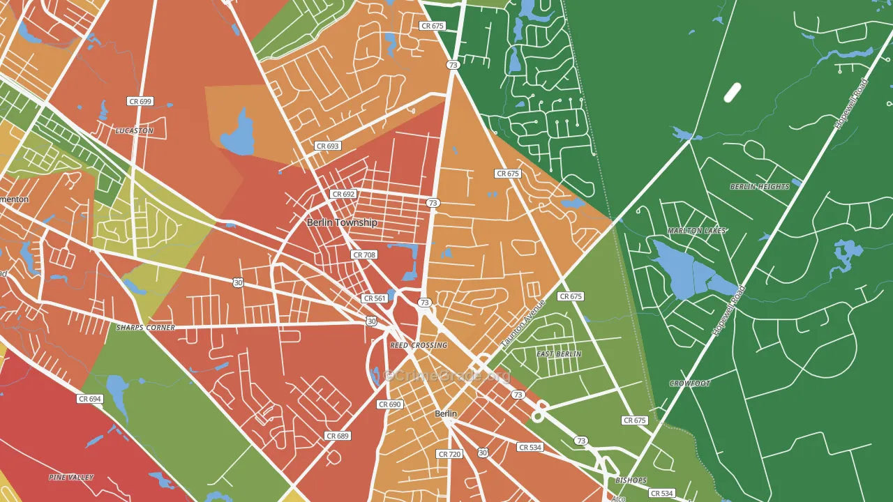 08091, NJ Map of Theft Rates