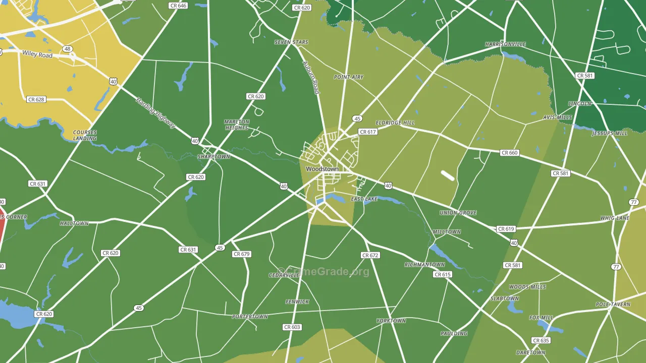 08098, NJ Map of Theft Rates