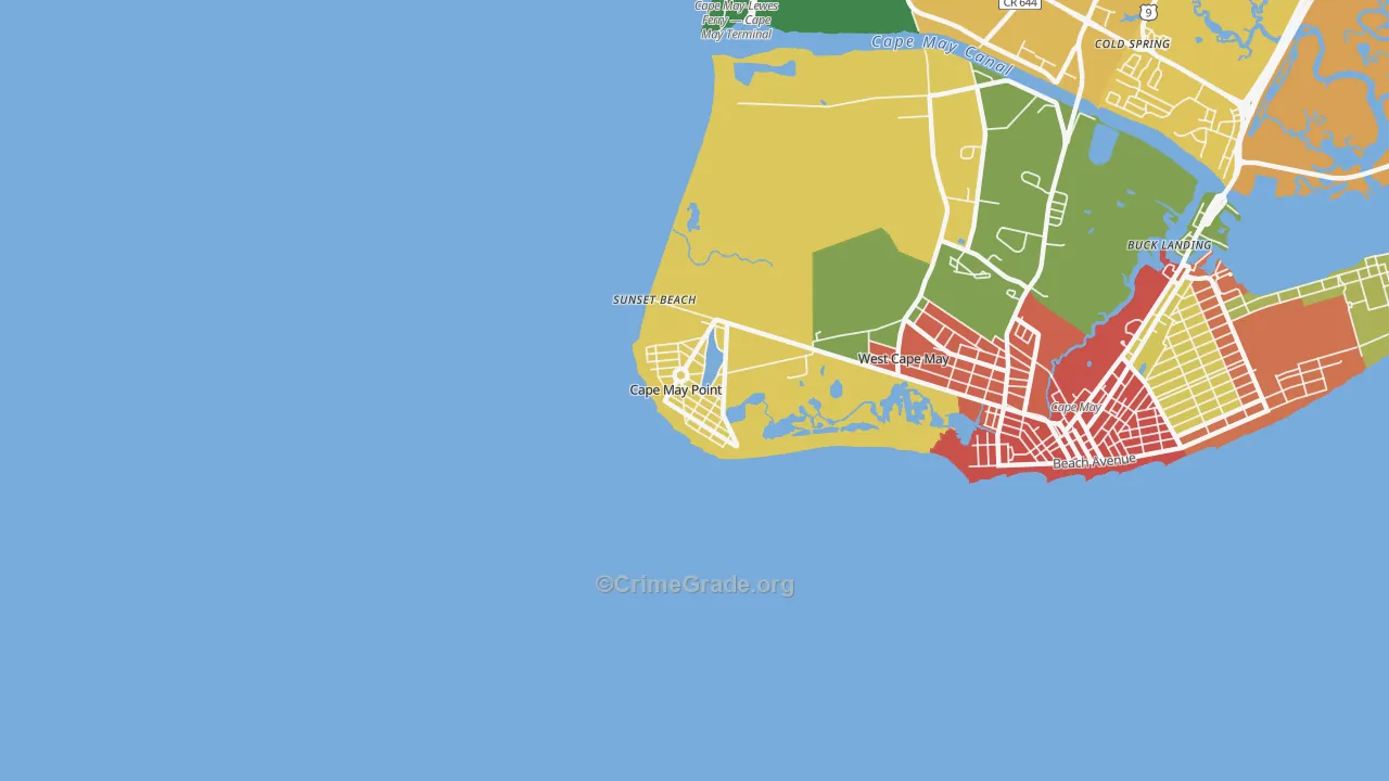 08212, NJ Map of Theft Rates
