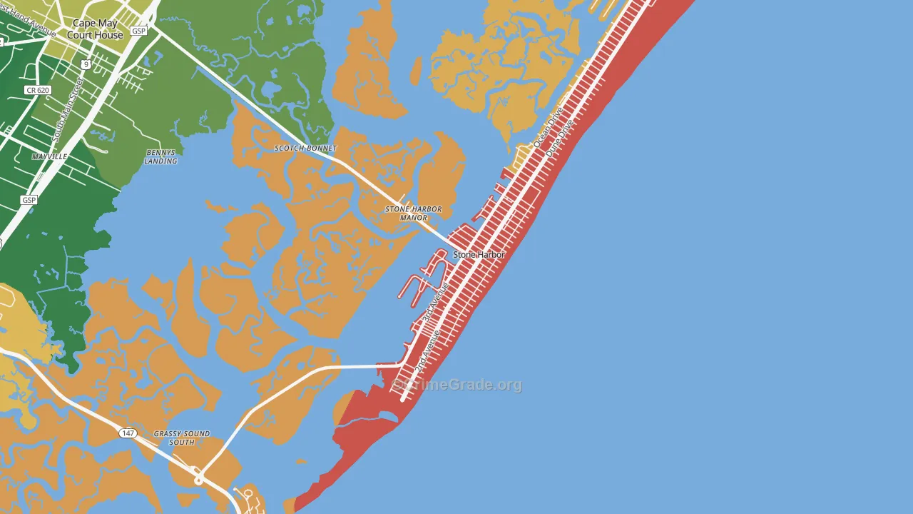 08247, NJ Map of Theft Rates