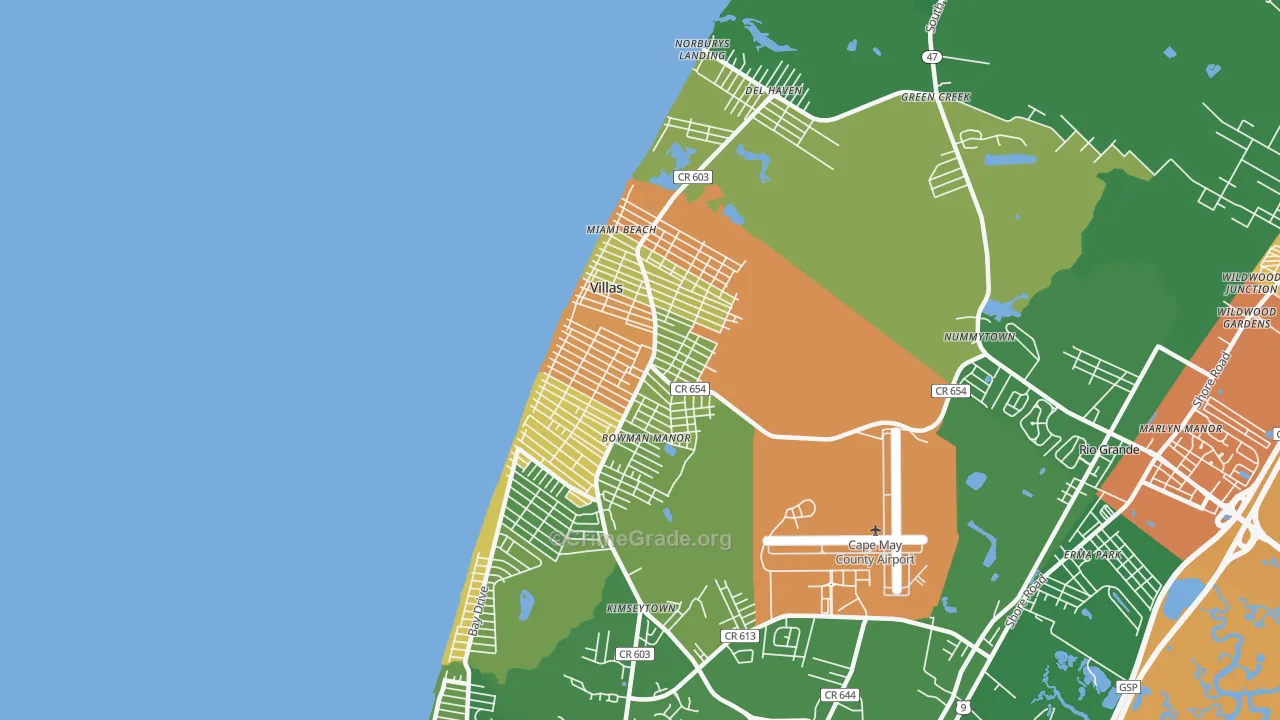 08251, NJ Map of Theft Rates