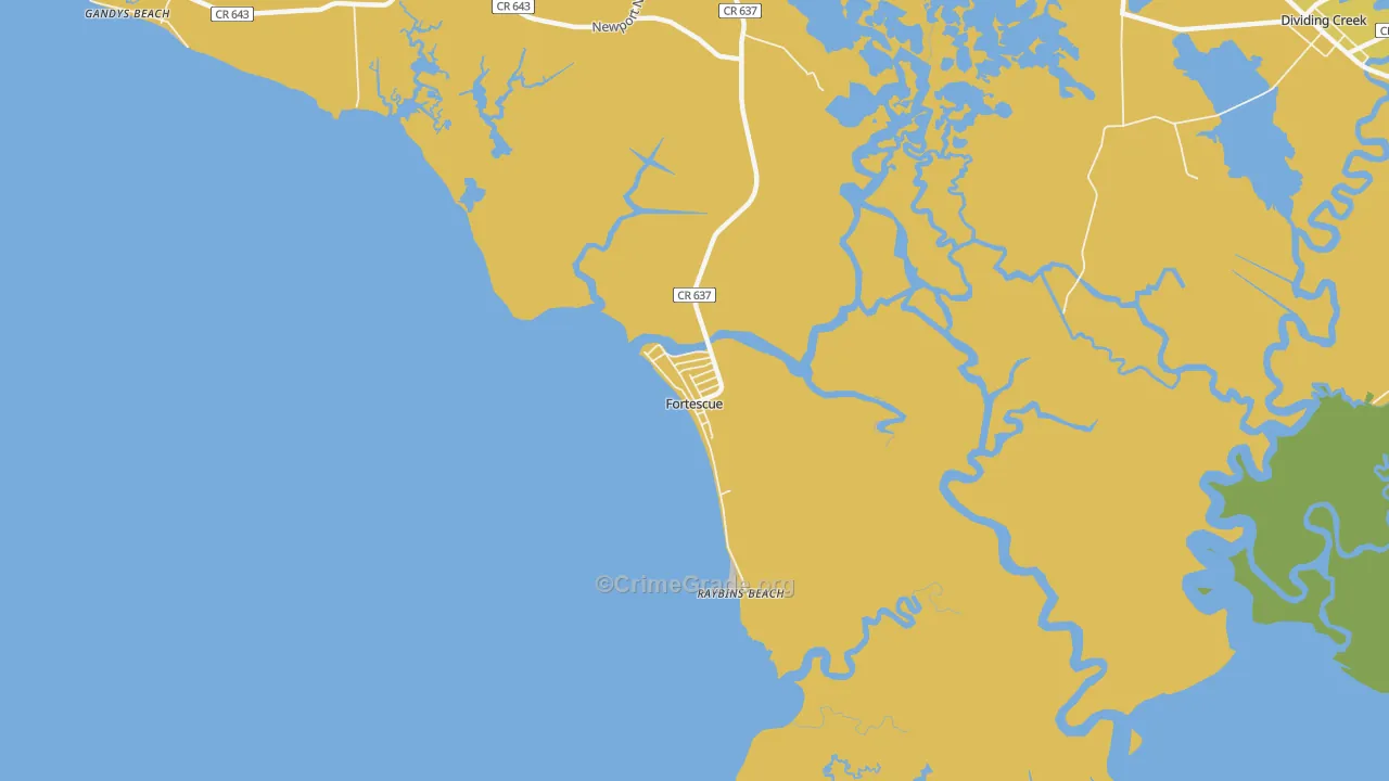 08321, NJ Map of Theft Rates
