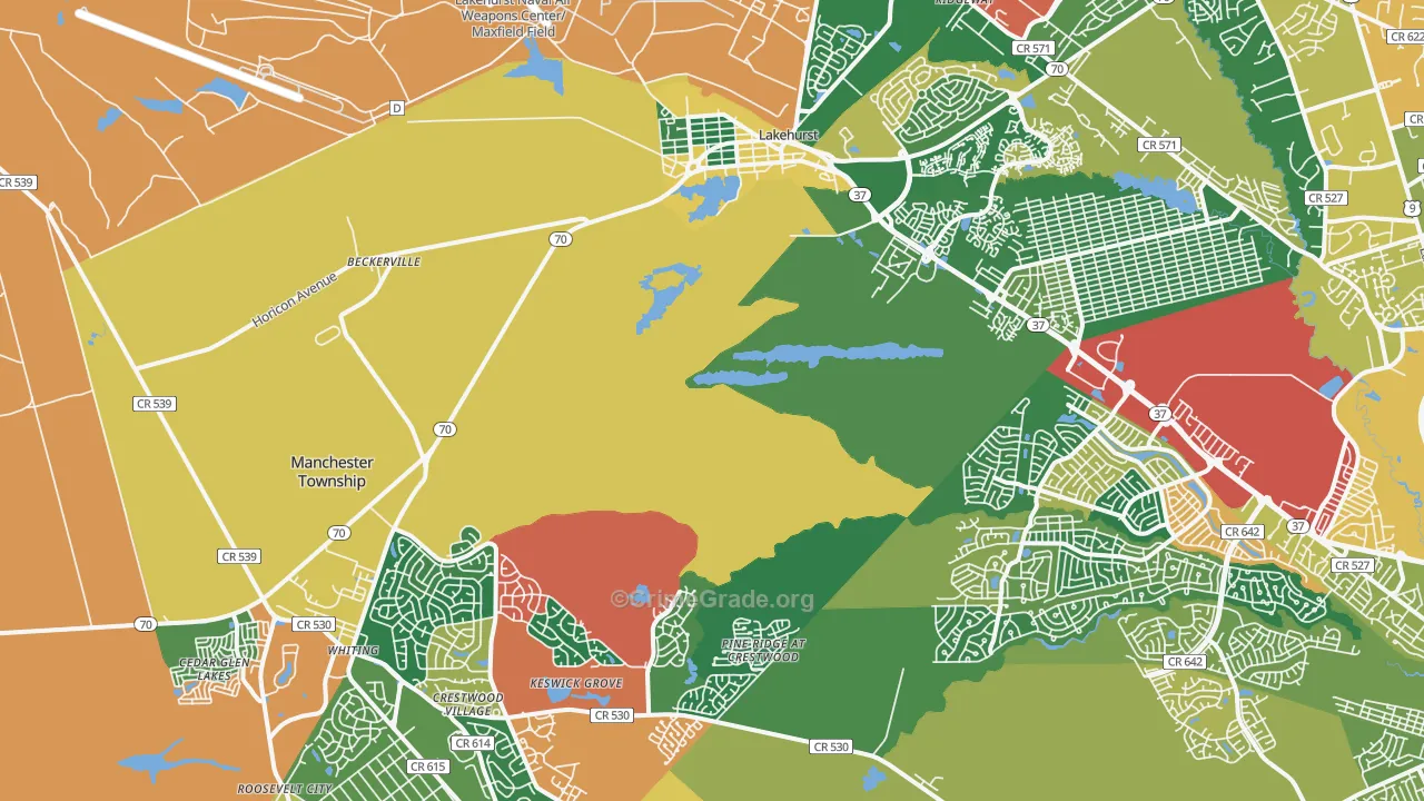 08759, NJ Map of Theft Rates