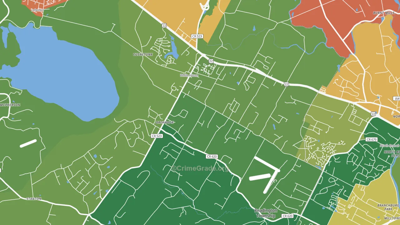 08889, NJ Map of Theft Rates