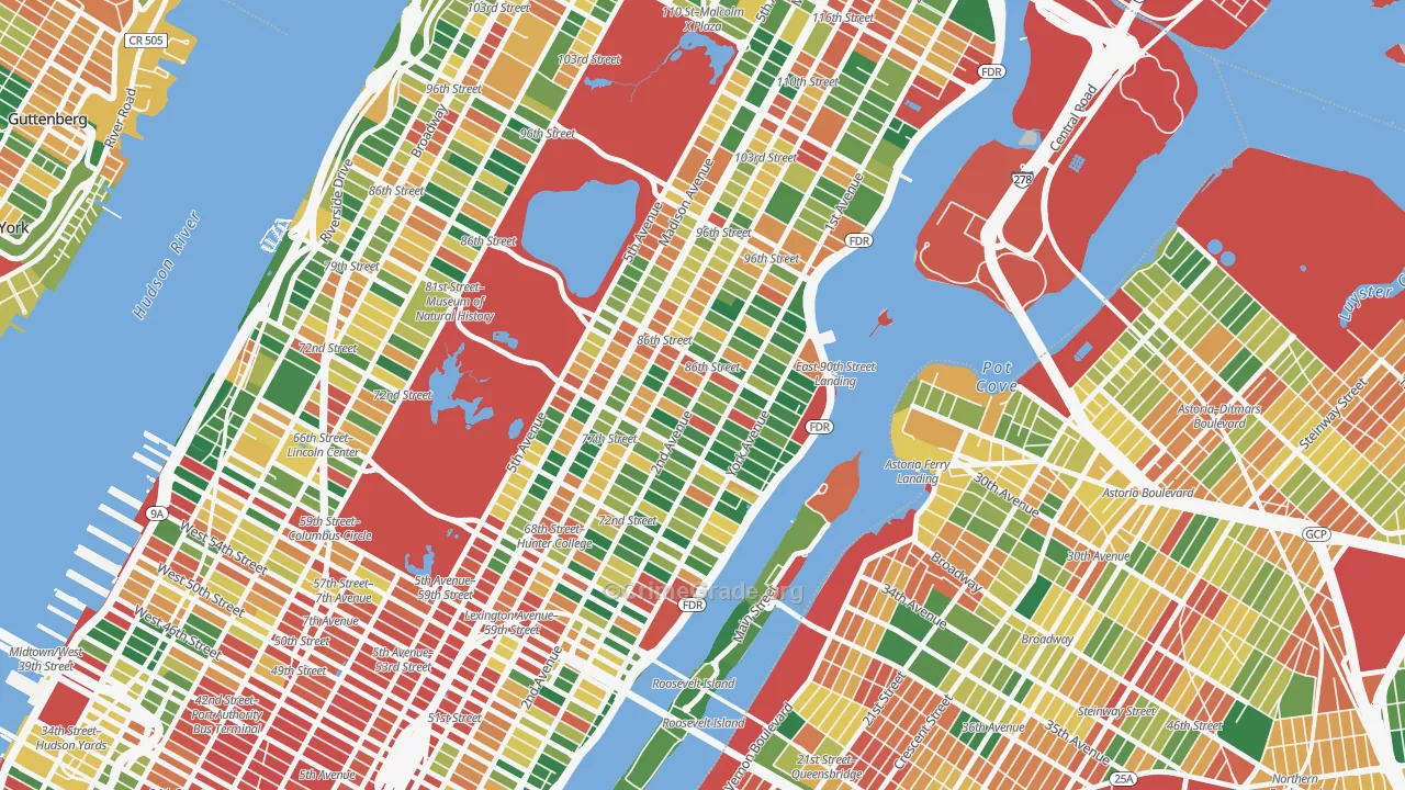 10028, NY Map of Theft Rates
