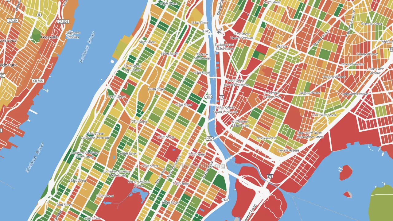 10037, NY Map of Theft Rates