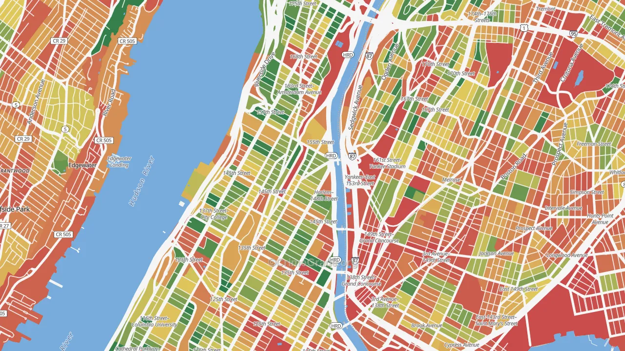 10039, NY Map of Theft Rates