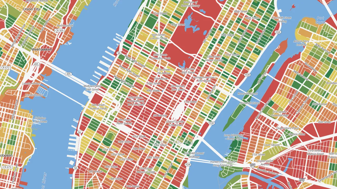 10112, NY Map of Theft Rates