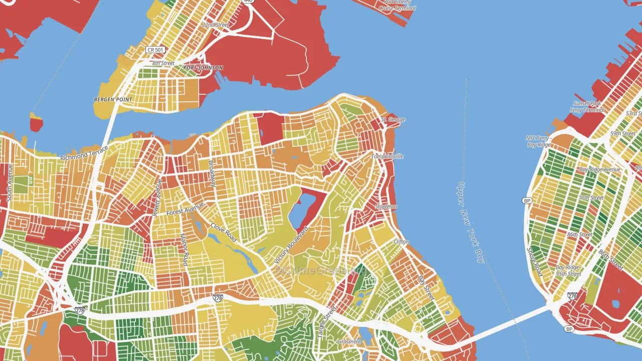 10301, NY Map of Theft Rates