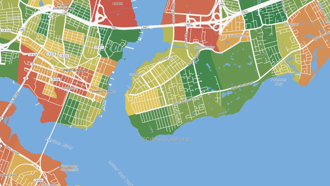 10307, NY Map of Theft Rates
