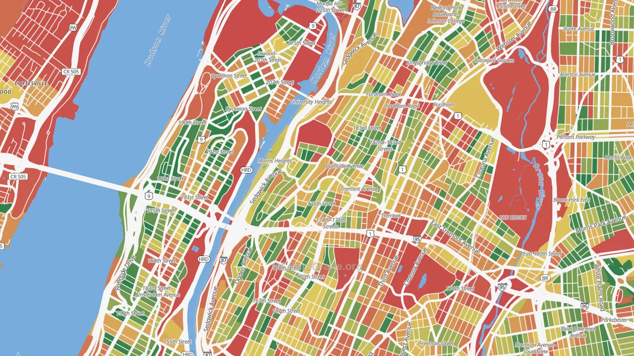10453, NY Map of Theft Rates