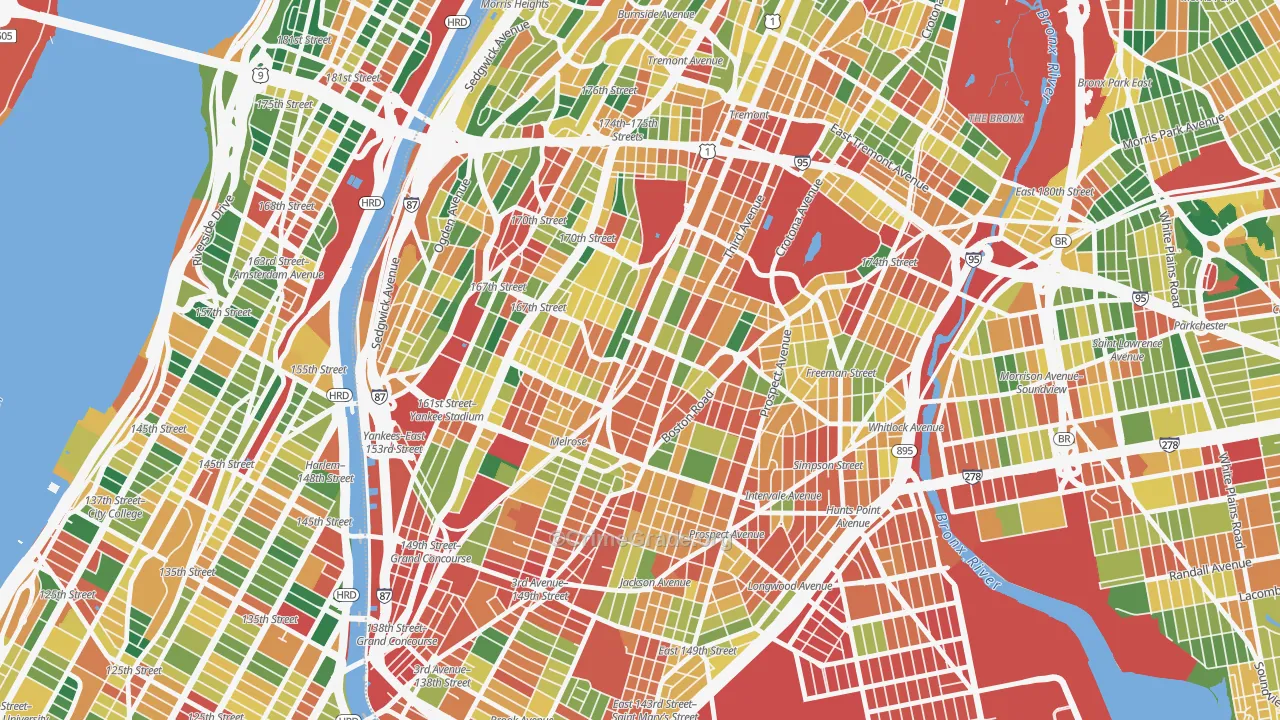 10456, NY Map of Theft Rates