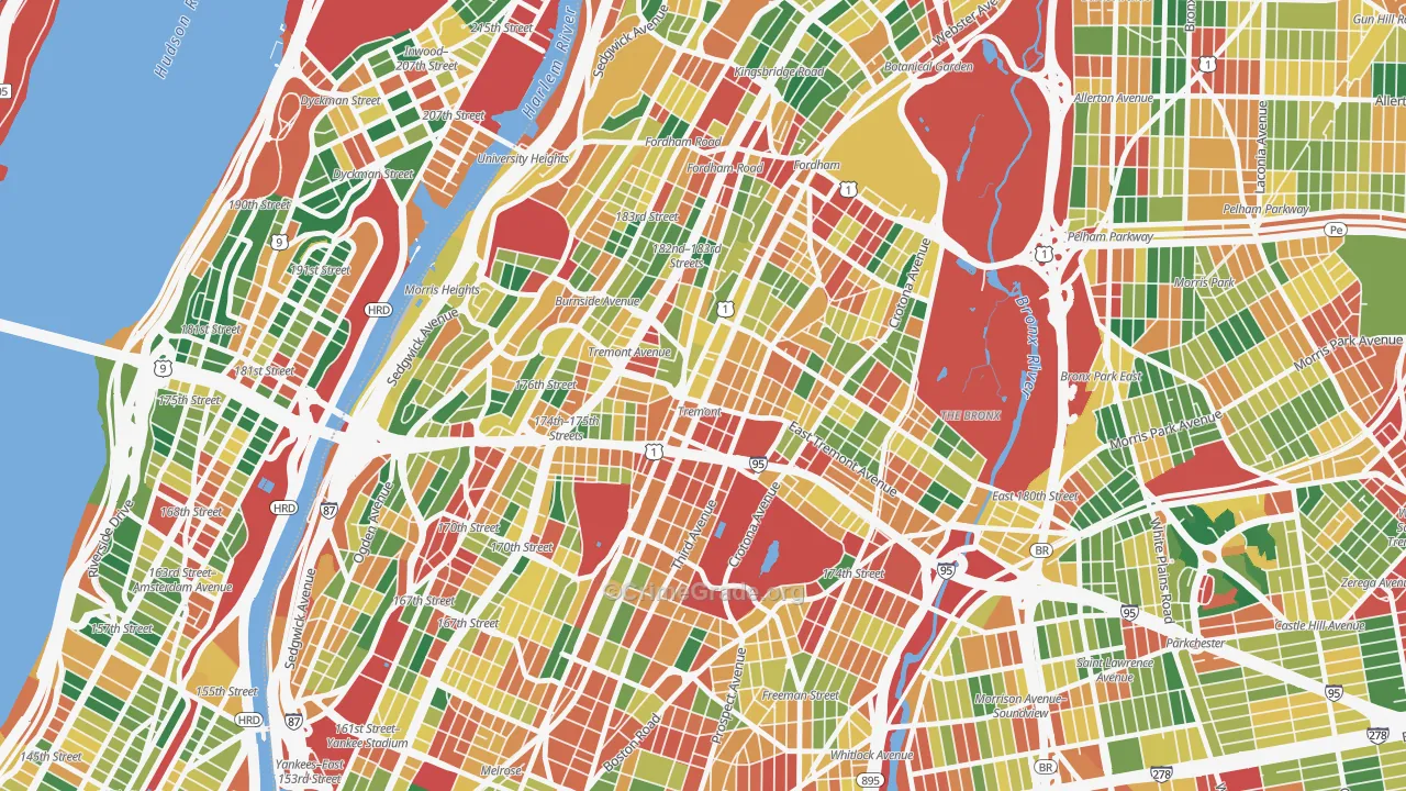 10457, NY Map of Theft Rates