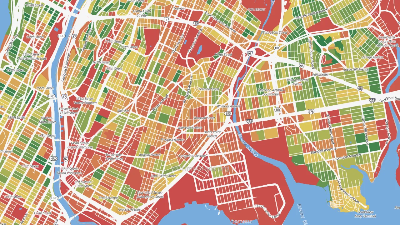 10459, NY Map of Theft Rates