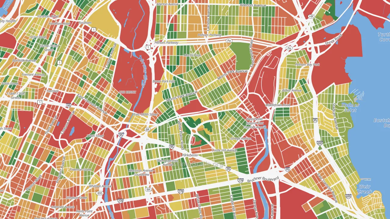 10462, NY Map of Theft Rates