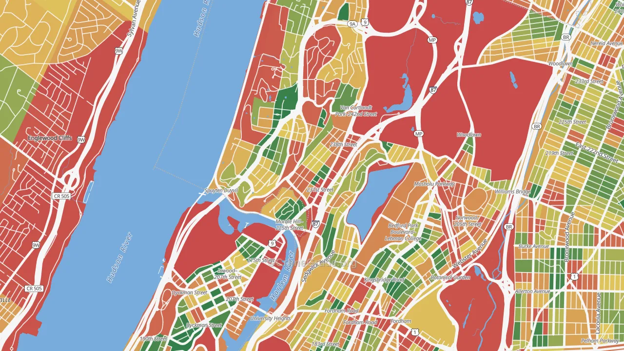 10463, NY Map of Theft Rates