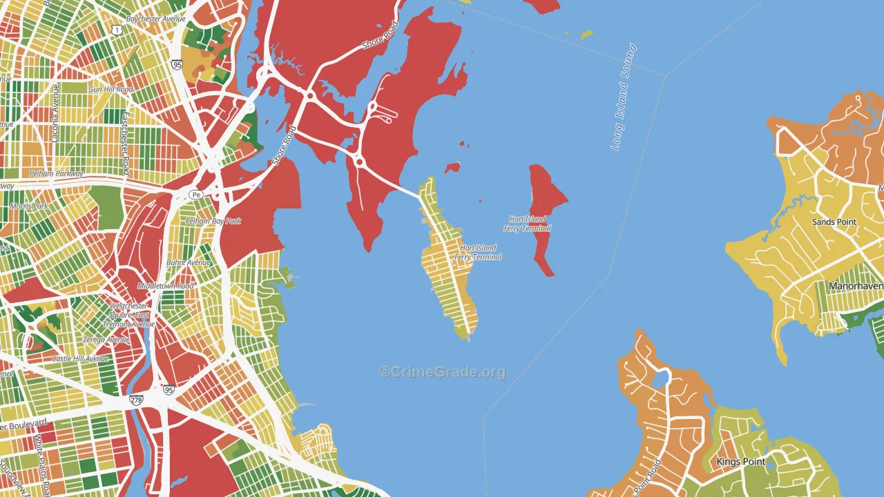10464, NY Map of Theft Rates
