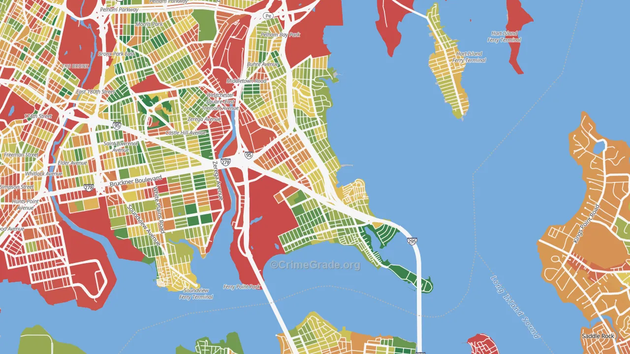 10465, NY Map of Theft Rates