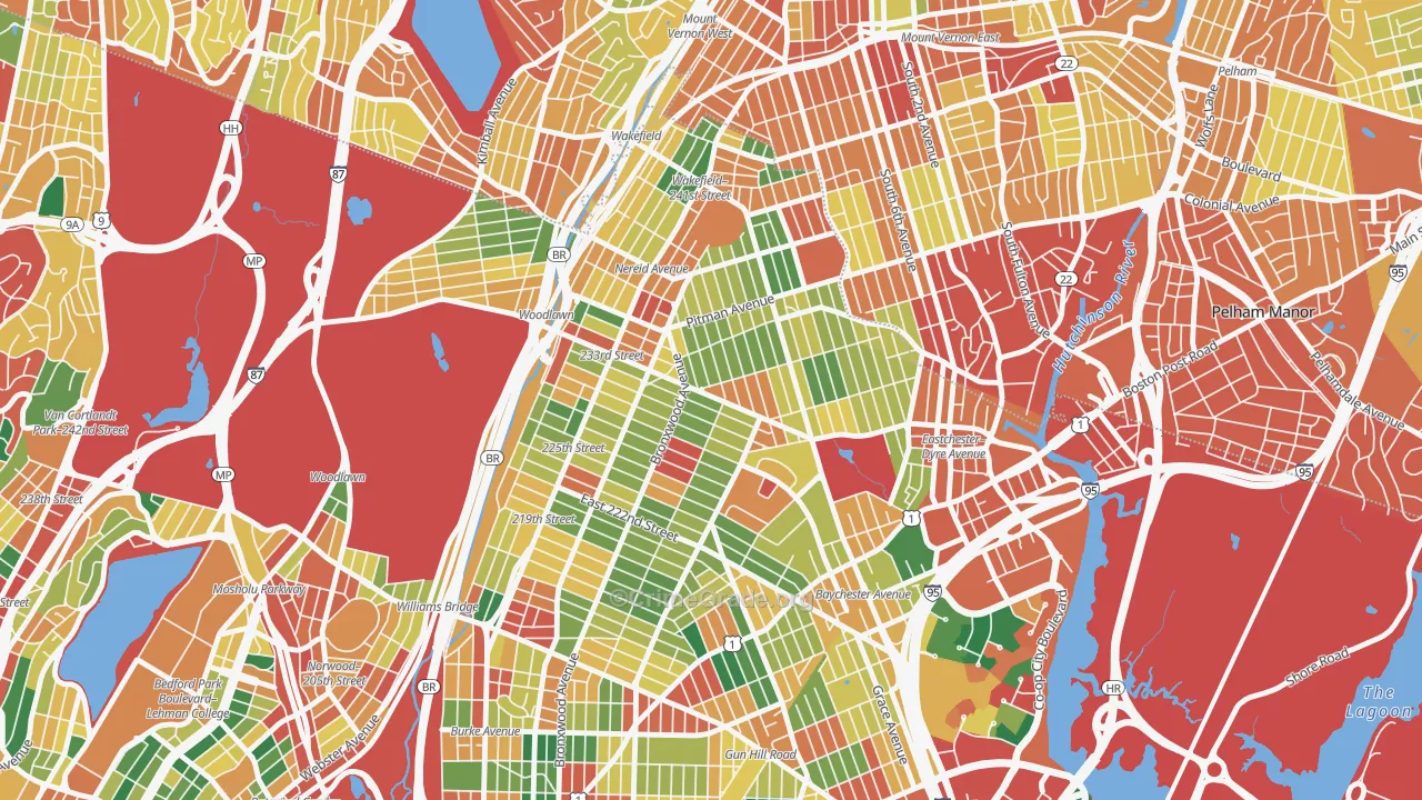 10466, NY Map of Theft Rates