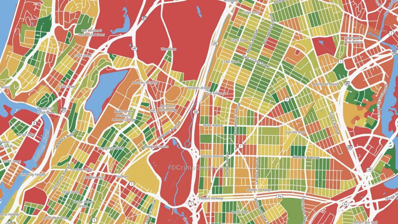 10467, NY Map of Theft Rates