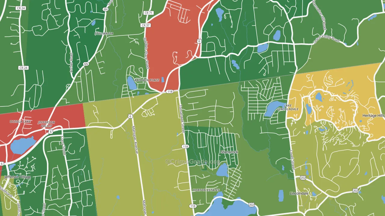 10505, NY Map of Theft Rates