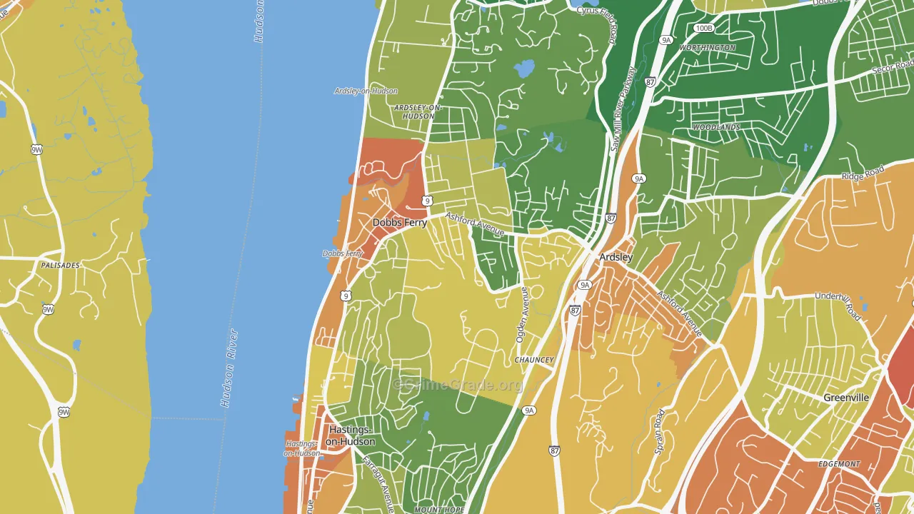 10522, NY Map of Theft Rates
