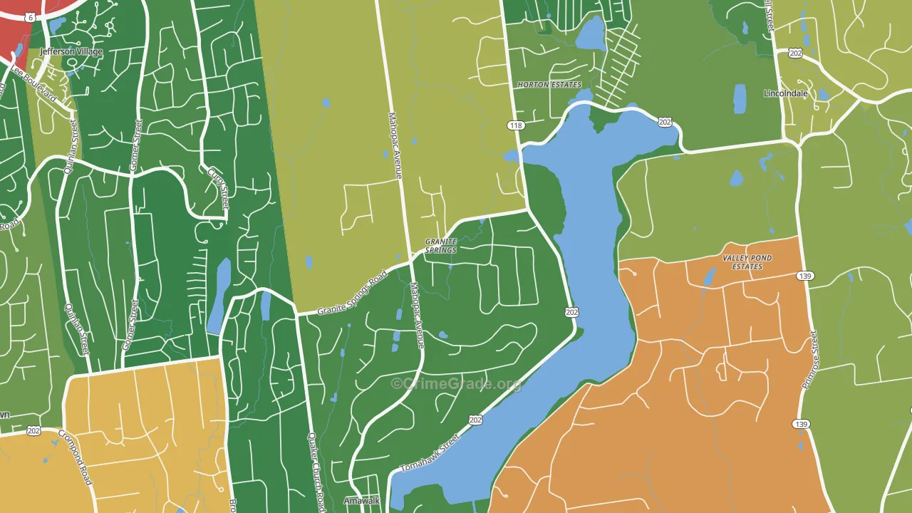 10527, NY Map of Theft Rates