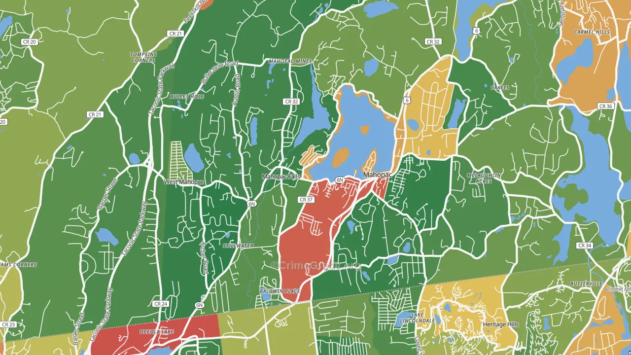 10541, NY Map of Theft Rates