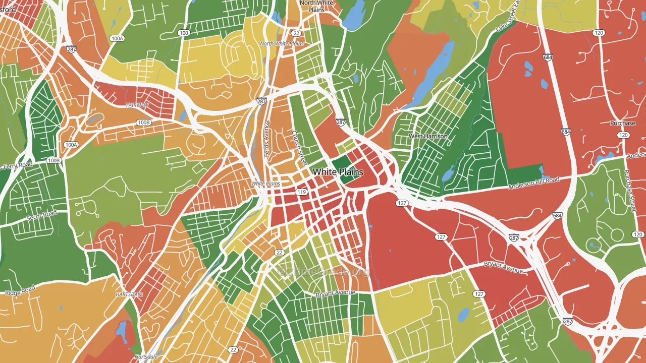 10601, NY Map of Theft Rates