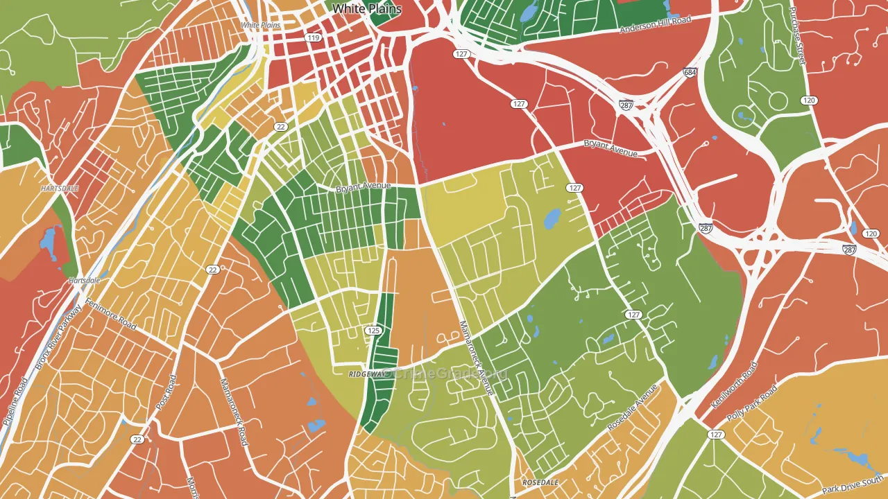 10605, NY Map of Theft Rates