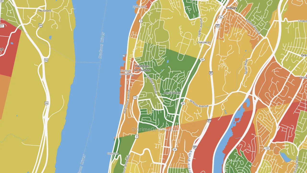 10706, NY Map of Theft Rates
