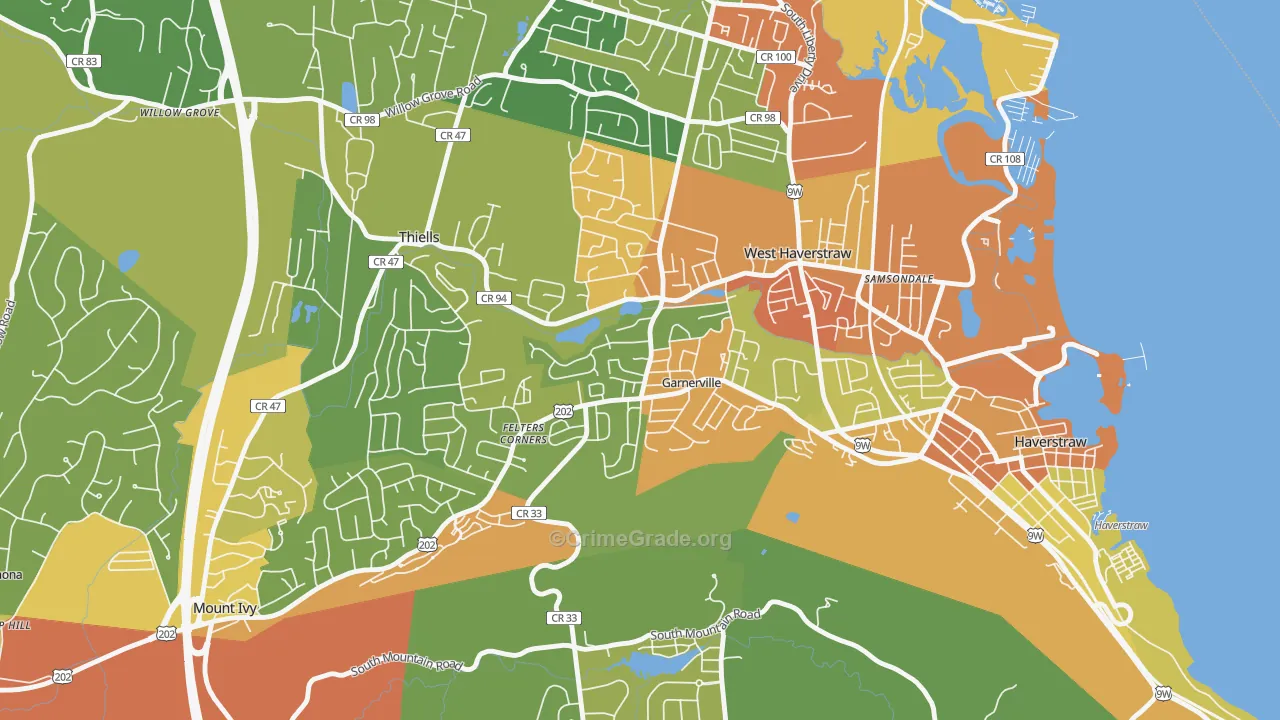 10923, NY Map of Theft Rates