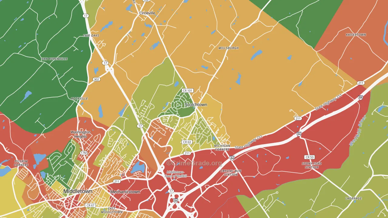10941, NY Map of Theft Rates