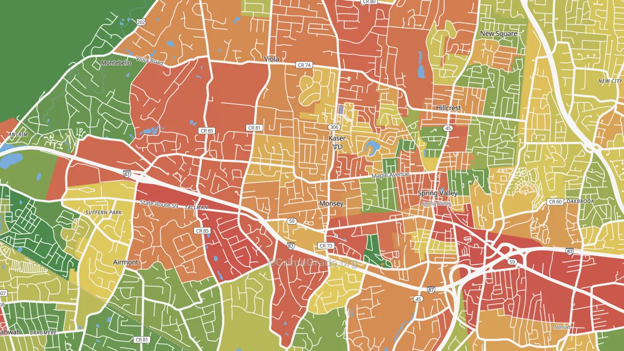 10952, NY Map of Theft Rates