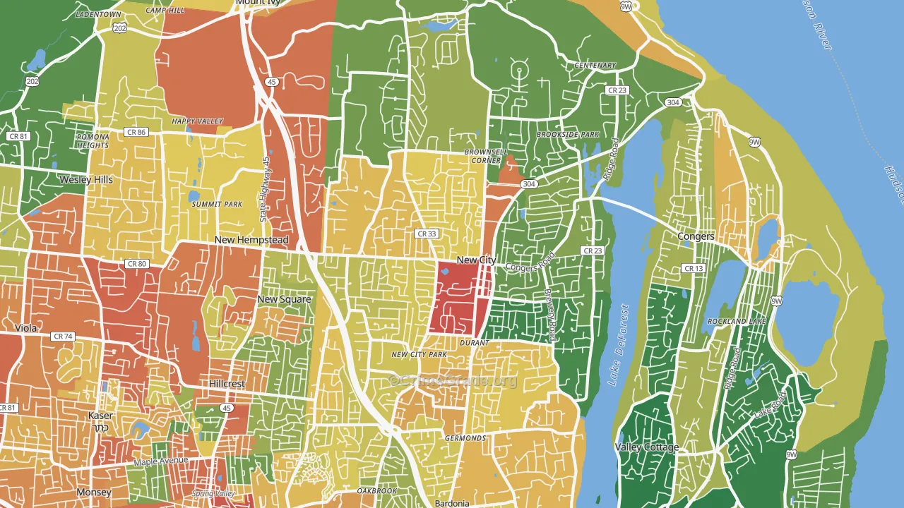 10956, NY Map of Theft Rates