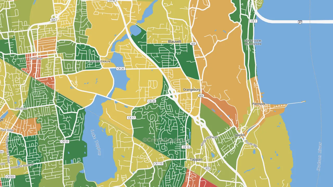 10962, NY Map of Theft Rates
