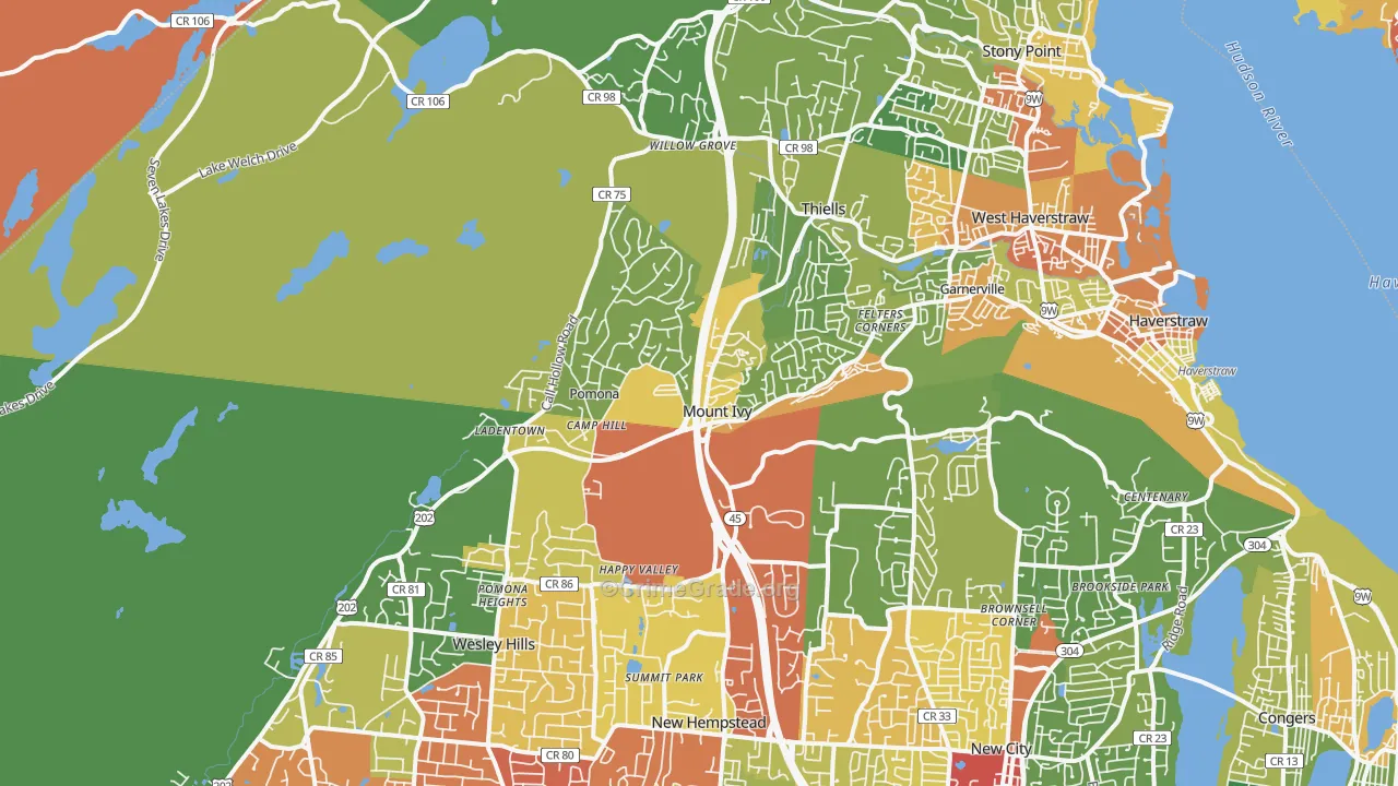 10970, NY Map of Theft Rates