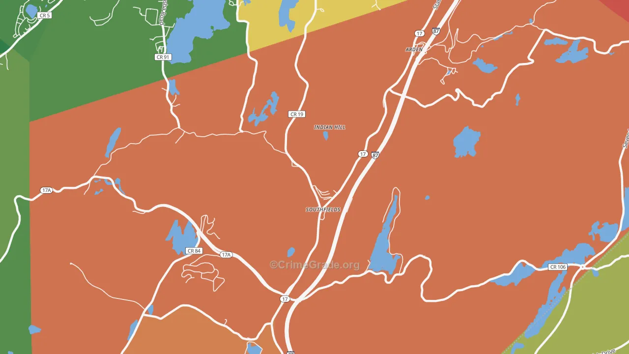 10975, NY Map of Theft Rates