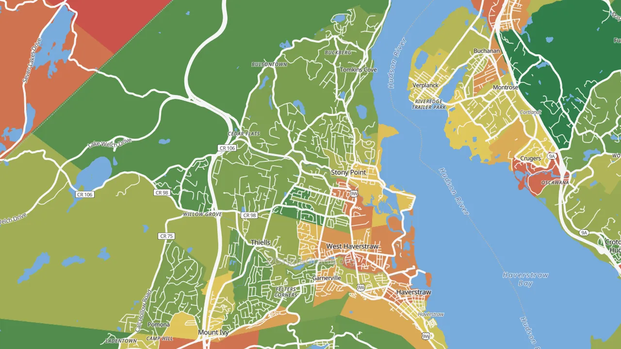 10980, NY Map of Theft Rates