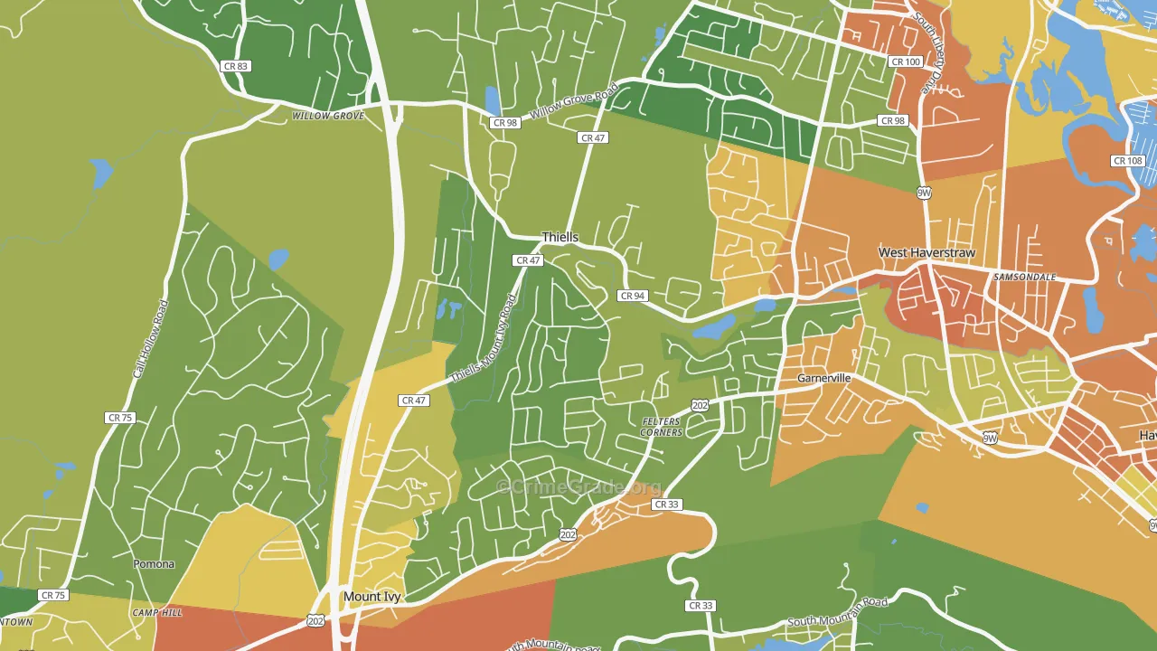 10984, NY Map of Theft Rates