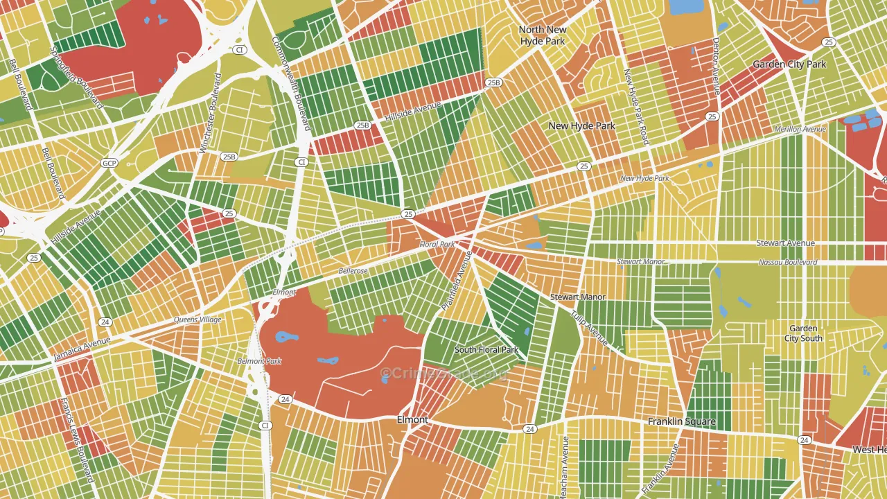 11001, NY Map of Theft Rates